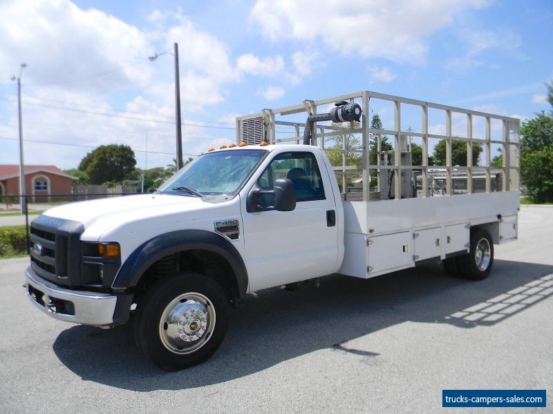 2008 ford F450 tire service crane truckvery well maintained serviced!!!clea...