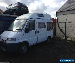 PEUGEOT BOXER MOTORHOME DAY CAMPER VAN MANUAL 4 BERTH SPARES OR REPAIRS  MOT'D for Sale