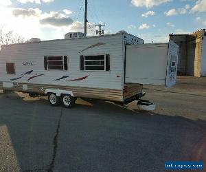 2007 NO RESERVE USED TRAVEL TRAILER R.V. AMERI-LITE BY GULFSTREAM REAR POWER SLIDE