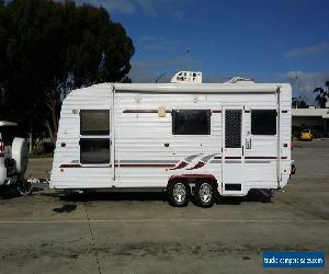 23.5 FOOT SPACELAND CARAVAN WITH ANNEX, NOT JAYCO, SUPREME, NOVA, OR RETREAT.