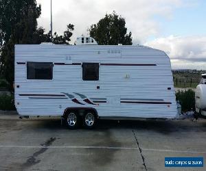 23.5 FOOT SPACELAND CARAVAN WITH ANNEX, NOT JAYCO, SUPREME, NOVA, OR RETREAT.