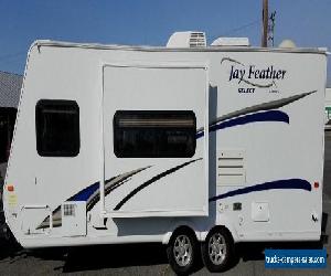 2011 USED TRAVEL TRAILER HYBRID JAY FEATHER BY JAYCO 23B 1 SLIDE for Sale