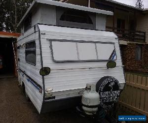 Pop Top Caravan 1992 Windsor 12ft + Annex, port. air-con, toilet, TV, M'wave for Sale