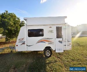 2008 14' JAYCO DISCOVERY POPTOP SINGLE BEDS SINGLE AXLE CARAVAN 