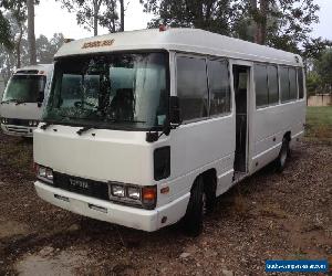 1991 Toyota Coaster 1HZ 6cyl Diesel 5speed AC NO RUST ex-school bus