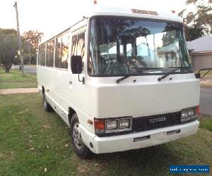 1991 Toyota Coaster 1HZ 6cyl Diesel 5speed AC NO RUST ex-school bus