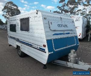 2003 REGISTERED LIGHTWEIGHT OLYMPIC POP TOP CARAVAN WITH SINGLE BEDS & ANNEX