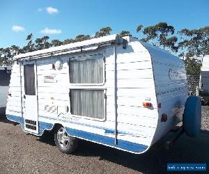 3 BERTH REGISTERED COMPASS POP TOP CARAVAN WITH ISLAND BED & ANNEX