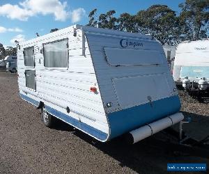 3 BERTH REGISTERED COMPASS POP TOP CARAVAN WITH ISLAND BED & ANNEX