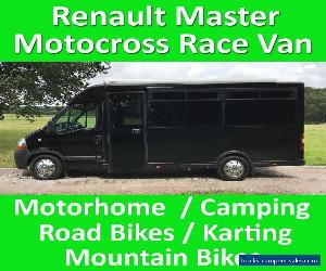 Renault Master Race Van - Motocross MX Motorhome - Day Camper Karting Road Bike 