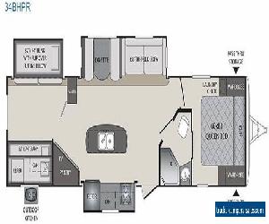 2017 Keystone Bullet Premier 34BHPR Travel Trailers