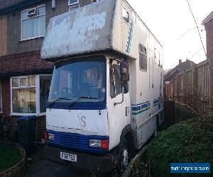 leyland roadrunner 4 berth motor caravan ex horsebox