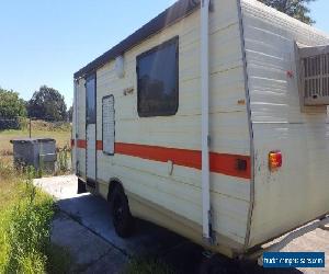 Caravan with toilet and shower