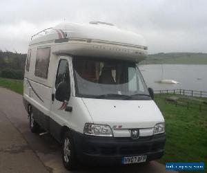 Auto-sleeper Talisman motor home on Peugeot Boxer 2.8 HDI. Cornwall