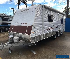 2009 20'6 EVOLUTION LUXLINER SHOWER TOILET ENSUITE EAST WEST CARAVAN