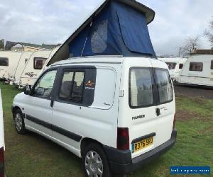 Peugeot with Provence Stimson 2 berth motor home 1998 pop up roof 