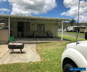 On site caravan on Shoalhaven River