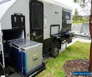 Fantasy 15ft Off Road Caravan PopTop Camper Hybrid Solar Ensuite Timber interior