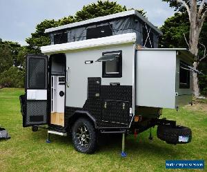 Fantasy 2018 13ft Off Road Caravan Pop Top Slide Out Hybrid Bunks Duo Solar for Sale