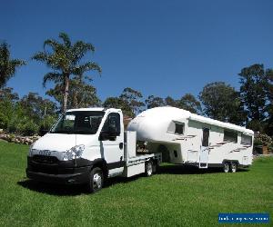 5th Wheeler - 2006 Navigator Travel Home and 2013 Iveco 50C17.