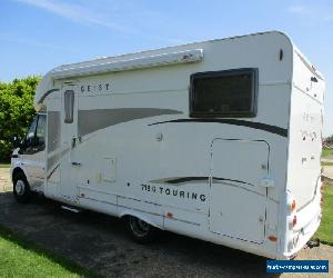 MOTORHOME GEIST 718G TWIN OR LARGE DOUBLE FIXED BED GARAGE ON FORD 2.4