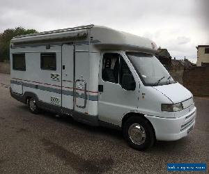 Fiat Ducato burstner motorhome 4 berth full mot low miles fixed end bedroom for Sale