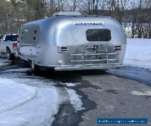 2007 Airstream travel trailer with motorcycle carrier