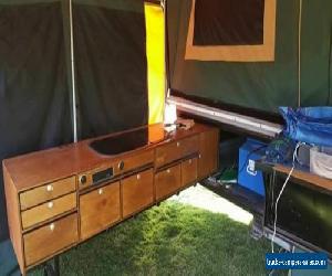 Camper trailer with the lot