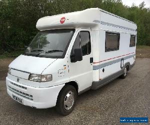 Fiat Ducato burstner motorhome 4 berth full mot low miles fixed end bedroom