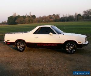  chevrolet el camino pick up 1983 SS super sport V8 auto. need an rv camper. 