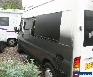 Ford Transit campervan. sleeps 2. with fridge,solar panel, WC. MOT. mileage 170k