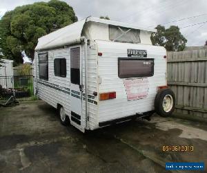 1998 17ft evernew caravan (poptop)