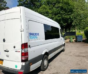 2010 Mercedes Sprinter 313 9 seater crew splitter minibus van camper NO VAT