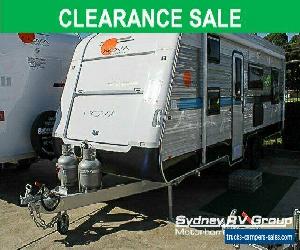 2017 Nova Family Escape 216-3C White & Grey Caravan