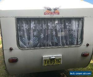 VINTAGE CARAVAN 11ft SANDROVER  FULLY RESTORED