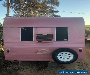 caravan pink shabby chic 14 foot