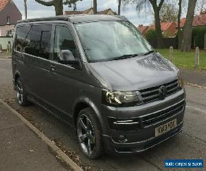 VW T5 CAMPER VAN 2013 RARE 7 SPEED DSG LWB 140 2.L TDI T30 4 BERTH WITH ROOF BED