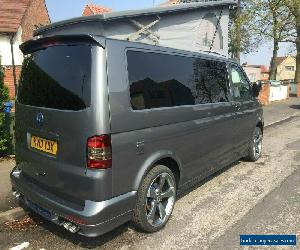 VW T5 CAMPER VAN 2013 RARE 7 SPEED DSG LWB 140 2.L TDI T30 4 BERTH WITH ROOF BED