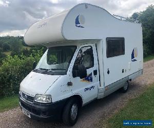 SEA DINGHY 5 BERTH MOTORHOME FIAT DUCATO JTD LOW MILEAGE STUNNING VAN REAR BELTS