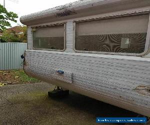 Caravan site office site shed towable spare room 