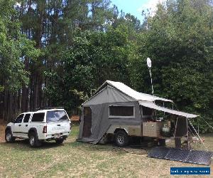 Hard floor off road camper trailer