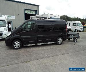 2013 VAUXHALL VIVARO SPORTIVE CAMPER,2 BERTH,BLACK,,AIR CON,ALLOYS74,000 MLS  for Sale