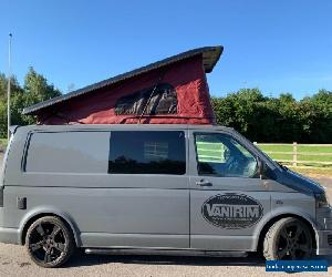 Volkswagen t5 camper van LWB pure grey with loads of upgrades!!!