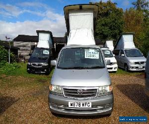 Mazda Bongo 2000 2.5 petrol with rear/side camper conversion and big bed el roof