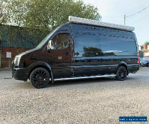 VW Crafter Motorhome Race Van Camper Volkswagen Van Black with full GH Awning for Sale