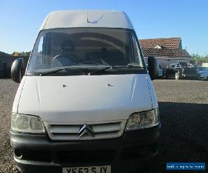 Citroen relay van, high roof, 2.2 2003 plate (53)