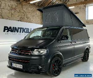 VW T5 4 berth camper van with Pop top in Satin Black - stunning van!