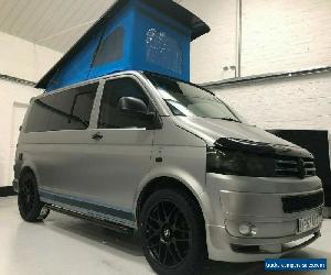 VW T5 4 berth camper van with Pop top in Satin Silver 