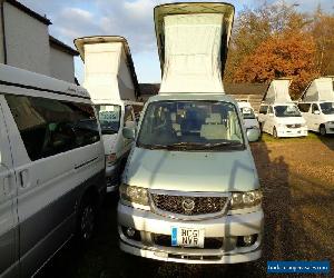 Mazda Bongo  2001 2.5 petrol with new wider bed side camper conversion lift roof
