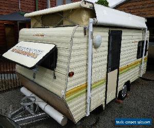 Caravan 16ft Windsor Windcheater Poptop AC Annex walls ROA Queen Bed Vic reg for Sale